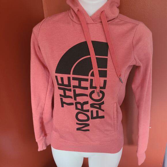 The North Face Tops - The Northface Coral Pink Hoodie Size XS